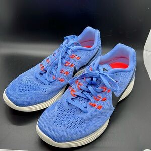 Womens Nike Lunartempo 2 Running Shoes Size 8.5 Blue White Black 818098 408